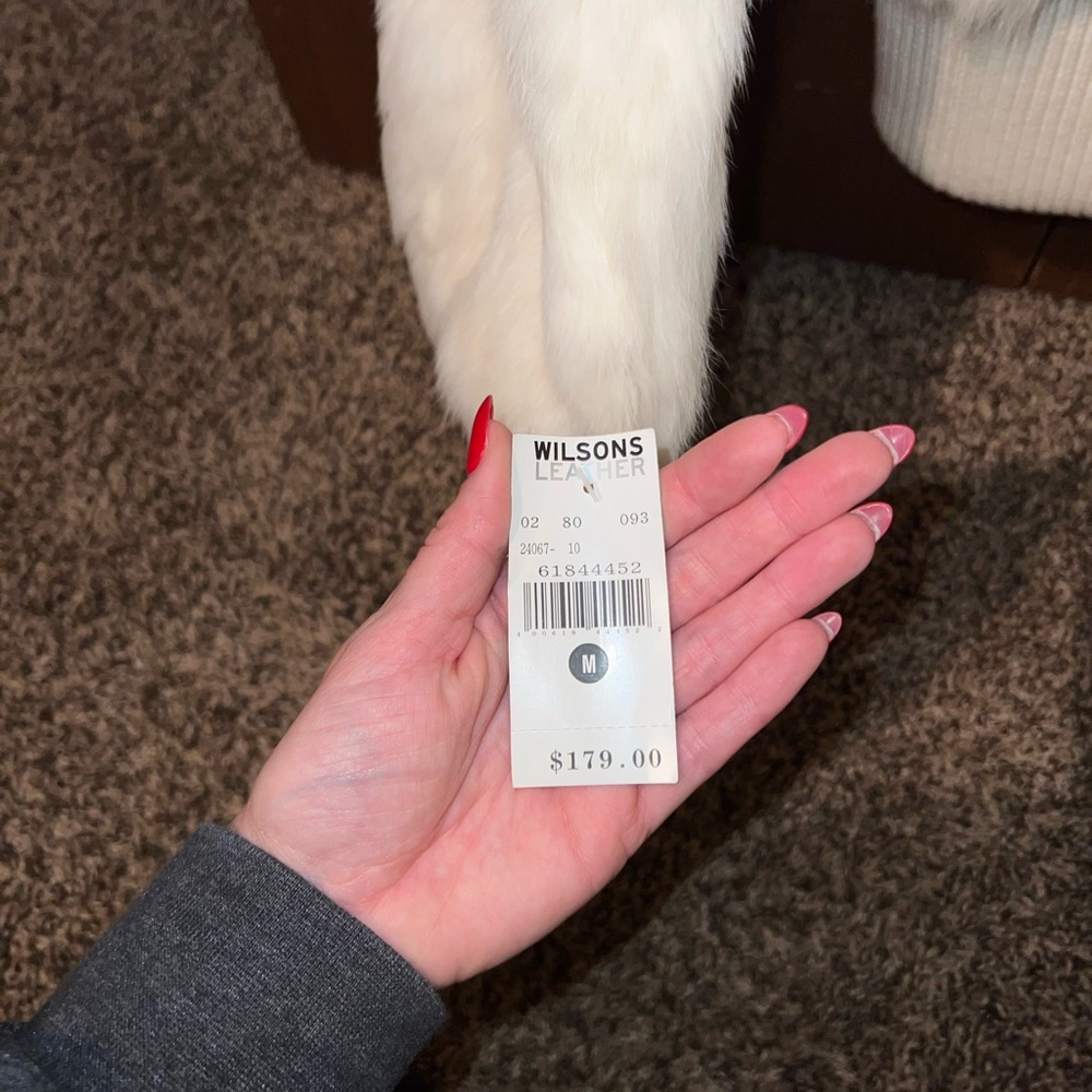 Wilson leather fur jacket